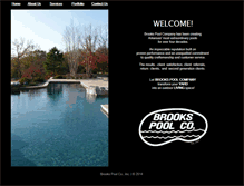 Tablet Screenshot of brookspools.com